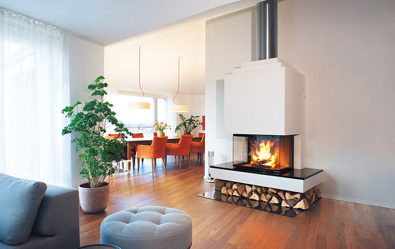 美式風(fēng)格，仿真電壁爐與客廳如何結(jié)合？