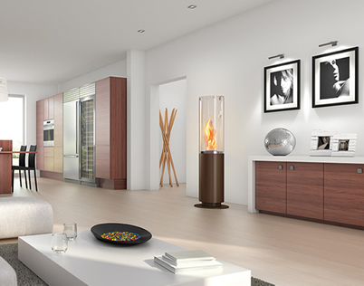 智能酒精壁爐 | Tower