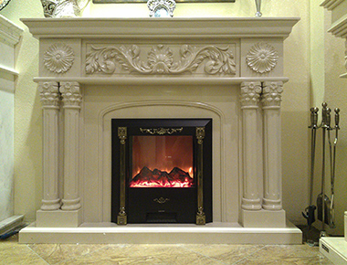 石材壁爐架 | YF-盧浮宮
