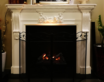 石材壁爐架 |  YF-藝墅臻品