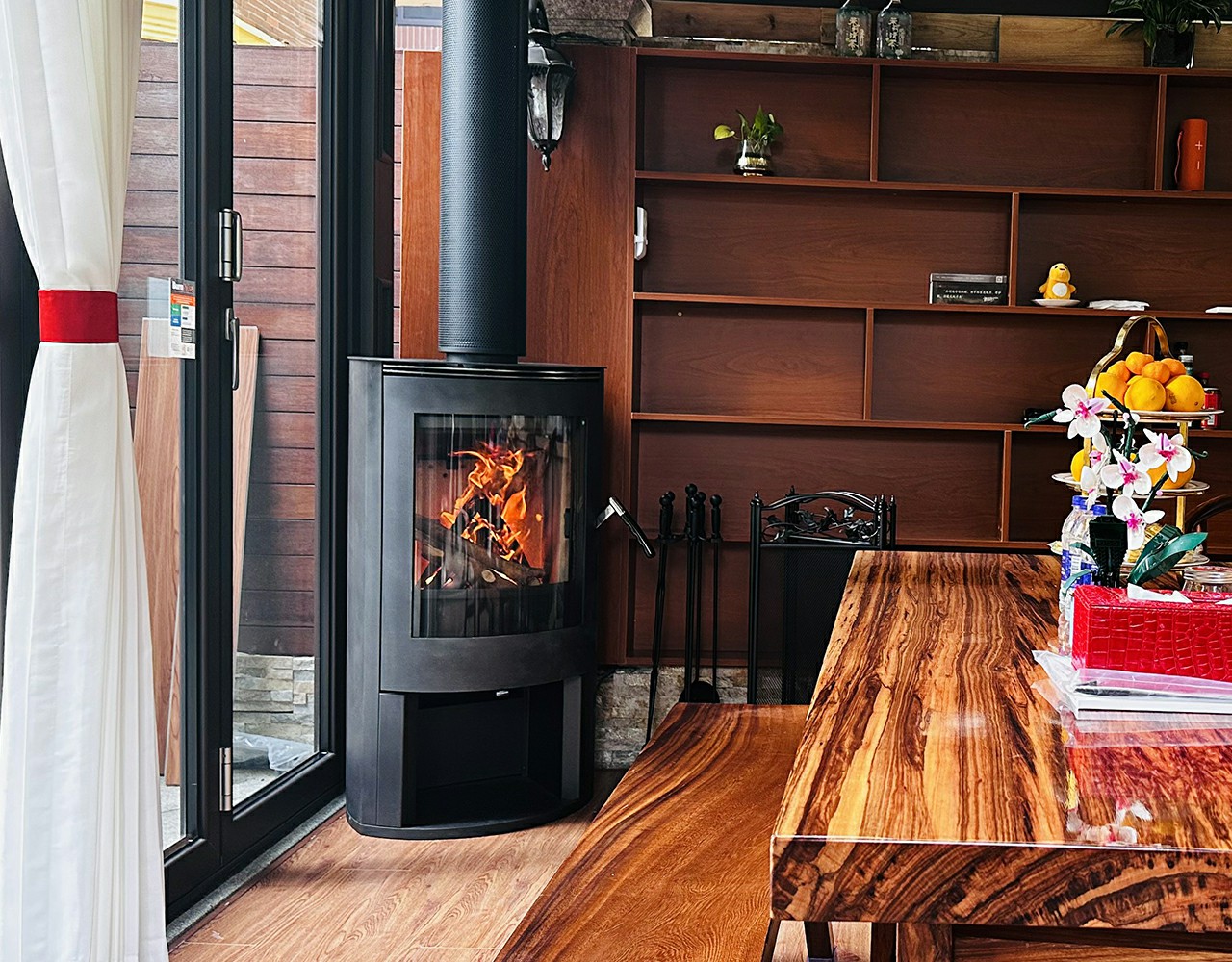 <案例 | 燃木真火>寒冬生暖意，煙火